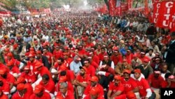 بھارتی دارالحکومت میں احتجاجی مظاہرہ