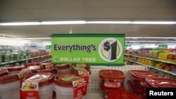 “Dollar Tree” mağazasında satılan məhsulların qiyməti standart olaraq 1 dollardır.
