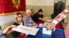 Glasanje na izborima u Crnoj Gori (Foto: VOA)