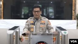 Tangkapan layar Kepala Biro Penerangan Masyarakat Divisi Humas Polri, Argo Yuwono. (Foto: dok).