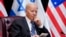 FILE - President Joe Biden listens as he and Israeli Prime Minister Benjamin Netanyahu participate in an expanded bilateral meeting with Israeli and U.S. government officials, Oct. 18, 2023, in Tel Aviv. 
