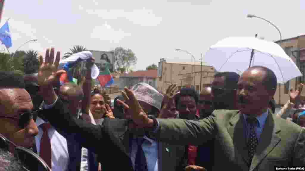 ፕረዚደንት ሶማል ኣስመራ ኣብ ዝኣተወሉ