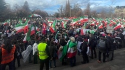 تجمع ایرانیان در استراسبورگ فرانسه مقابل پارلمان اروپا؛ دوشنبه ۲۶ دی ۱۴۰۱ 