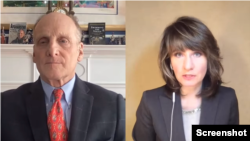 Питер Звак (слева) и Юлия Савченко (справа)