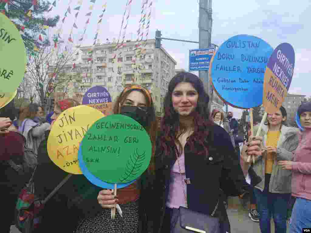 International Women&#39;s Day celebrations in Diyarbakir, Turkey.
