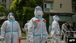 疫情爆发后，上海已封城多日（2022年4月1日）