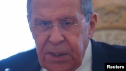 资料照片：俄罗斯外长拉夫罗夫。