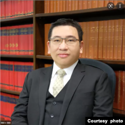 香港大律师肖志文。(Anthony Rogers Chambers网页图片，肖志文授权使用)