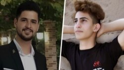 محمد بروغنی (راست)‌ و محمد قبادلو 