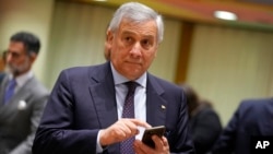 የውጭ ጉዳይ ሚኒስትር አንቶኒዮ ታጃኒ 