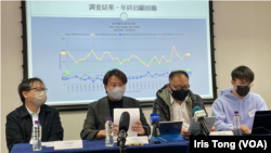 民调: 港人对过去一年发展仍持负面评价 学者指中港短期内通关非好事 (美国之音/汤惠芸)