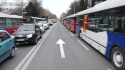 Скопје пак делумно блокирано