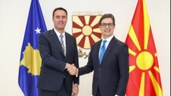 Првиот човек на косовското собрание Глаук Коњуфца во Скопје 