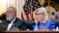 FILE - Vice Chair Liz Cheney, gives her opening remarks as Committee Chairman Rep. Bennie Thompson, left, looks on, as the House select committee investigating the Jan. 6, 2021, attack on the U.S. Capitol holds one of its public hearing.