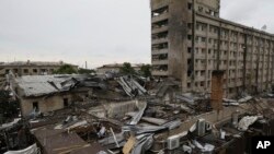 تصویری از ویرانی ناشی از حملات روسیه به اوکراین. (آرشیو)