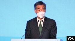 前香港特首、中国全国政协副主席梁振英表示，佩洛西访台只是为了美国人的利益服务 (美国之音/汤惠芸）