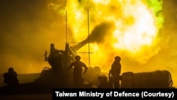 2022年7月27日，台湾陆军金门防卫指挥部联合反登陆作战操演。（照片来自台湾国防部网站）
