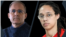 FILE - Americans Paul Whelan and Brittney Griner, both detained in Russia, are seen in a combination photo. 