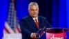 Hungarian Prime Minister Viktor Orban pauses while speaking at the Conservative Political Action Conference in Dallas, Aug. 4, 2022.