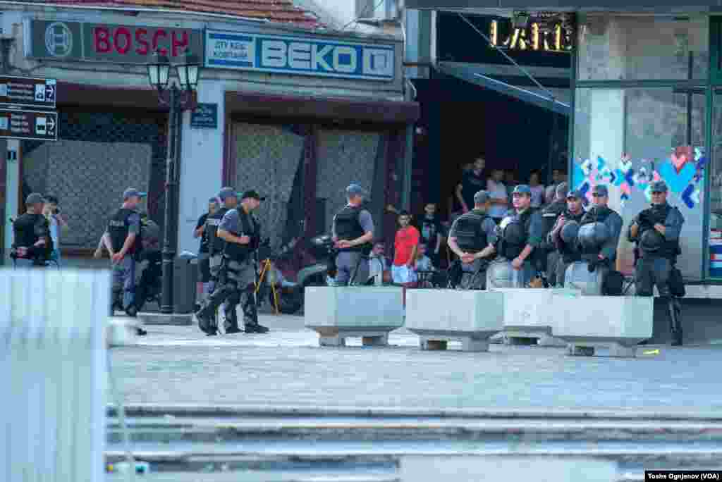Ninth days of rallies in Skopje against the French proposal for start of EU negotiations, Skopje, North Macedonia