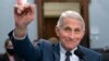 FILE - Dr. Anthony Fauci, Director of the National Institute of Allergy and Infectious Diseases, waves to a House committee at the start of a hearing on Capitol Hill in Washington on May 11, 2022. 