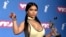Foto Achiv: Atis rap Nicki Minaj poze pou yon foto nan seremoni remiz pri MTV yo nan Nouyok, 20 Out, 2018. 