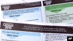 美国人口调查局2010年在亚利桑那州的调查表格 （资料照片）