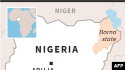 নাইজেরিয়িা মানচিত্র 