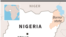 নাইজেরিয়িা মানচিত্র 