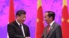Presiden Joko Widodo menjabat tangan Presiden China Xi Jinping dalam sebuah pertemuan di Badung, Bali, pada 15 November 2022. (Foto: Biro Setpres RI)