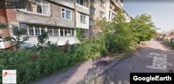 A screenshot from Google Maps of the home on Nasypnaya Street in Uzhhorod, Ukraine from which the Elise Journal is registered.