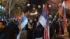 Montenegro, Podgorica, protest in favor of the government