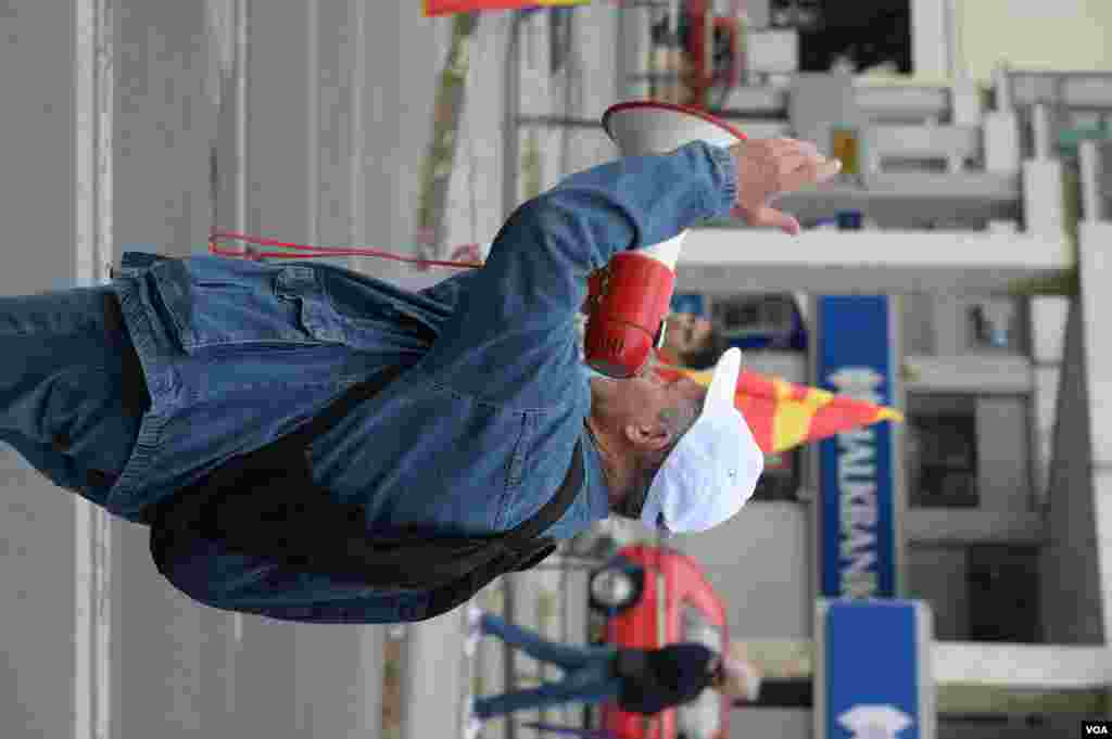 Union rallies in Skopje, North Macedonia at Labor day, 1st of May