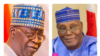 Tinubu, hagu, Atiku dama (Hoto: Facebook: Kashim Shettima/Atiku Abubakar