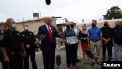 Trump a birnin Kenosha