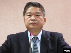 台湾在野党民进党立委 蔡煌琅(美国之音张永泰拍摄)