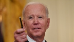 In this file photo US President Joe Biden delivers remarks on the Covid-19 response and the vaccination program in the East Room of the White House on May 17, 2021 in Washington,DC.