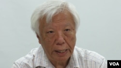 台湾民间司法改革基金会董事长 瞿海源（美国之音张永泰拍摄）