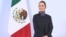 This handout picture released by the Mexican Presidency shows Mexico's President Claudia Sheinbaum looking on during her daily press conference at the National Palace in Mexico City on November 28, 2024. (Photo by Handout / Mexican Presidency / AFP) / RES