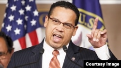 明尼苏达州民主党众议员基斯∙埃里森（资料照片）