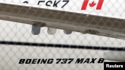 FILE - An Air Canada Boeing 737 MAX 8 aircraft is seen on the ground at Toronto Pearson International Airport in Toronto, Ontario, Canada, March 13, 2019.