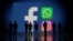 Tamburan Facebook, Instagram da WhatsApp (Reuters)