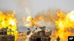 以色列炮兵部队向加沙地带目标开火(2021年5月12日) 