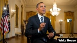 奥巴马总统在每周六发表的广播讲话