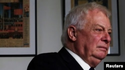 前香港总督彭定康(2016年11月25日资料照片)