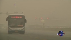 北京市圣诞节被雾霾所笼罩