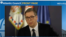 Predsednik Srbije Aleksandar Vučić tokom učešća u virtuelnom serijalu "Naslovna strana" (Front Page) Atlantskog saveta iz Vašingtona (Foto: Atlantic Council/YouTube grab))