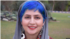 Detained Iranian journalists Sepideh Ghaliyan, seen in this undated photo shared on social media. 
