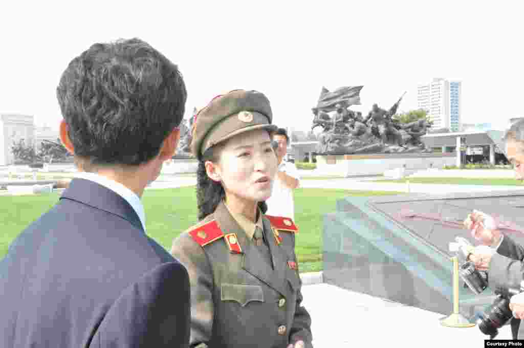 일본 경제지 '주간동양경제'의 후쿠다 케이스케 부편집장이 지난 9월 7일부터 14일 사이 북한 대외문화련락협회 초청으로 평양을 방문해 찍은 사진이다. 제공: 후쿠다 케이스케.