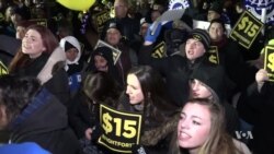 Striking Fast-food Workers in New Hampshire Protest for Living Wage